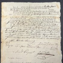 Joshua Johnson and Harrison Downing Writ of Attachment